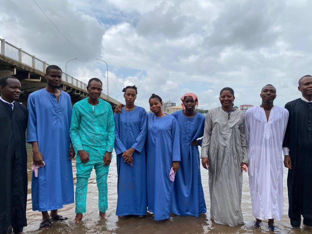 Seven Souls Baptized Last Week in Cotonou, Benin, West Africa