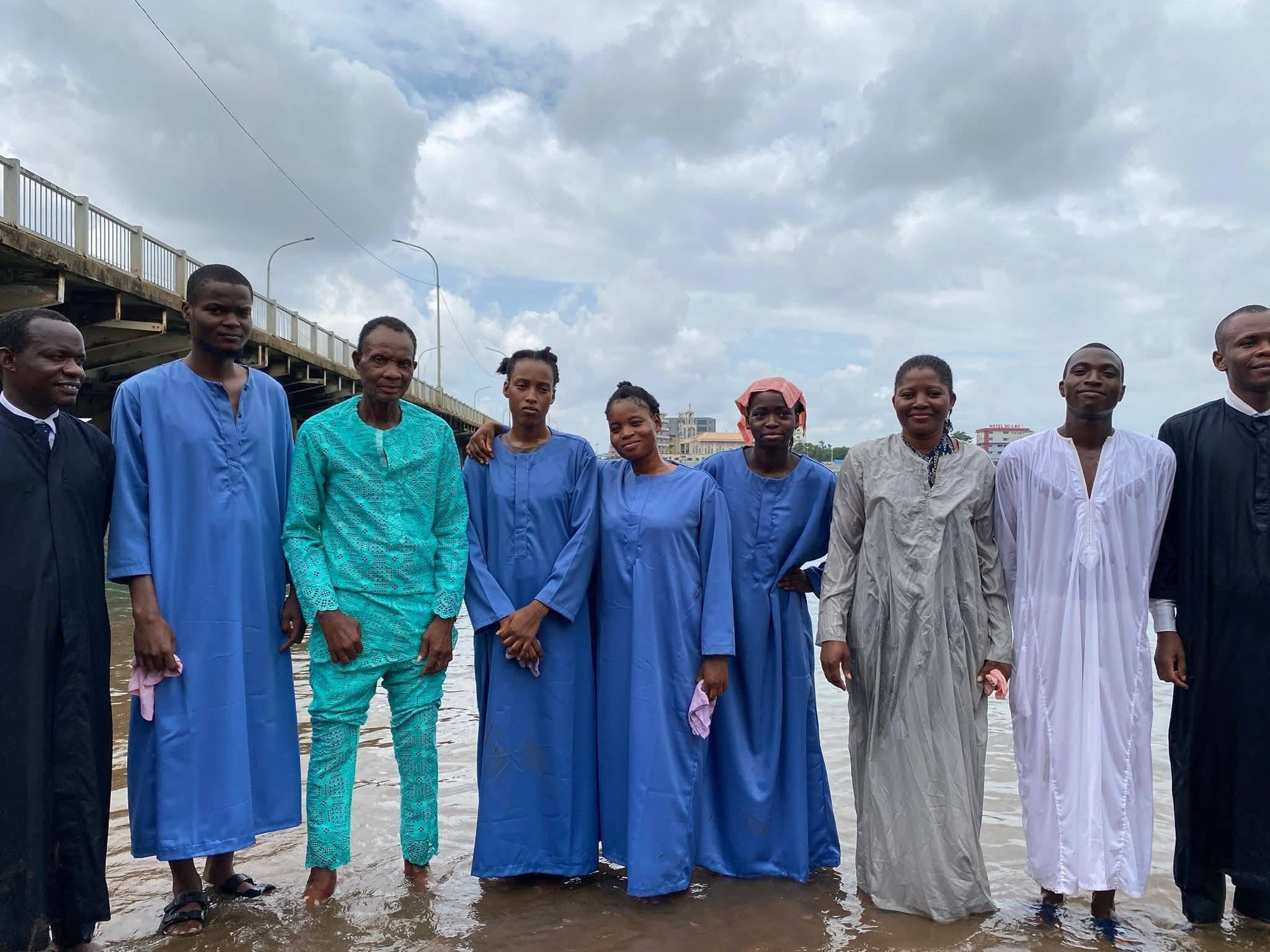 Seven Souls Baptized Last Week in Cotonou, Benin, West Africa